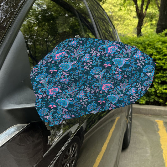 Bohemian Denim Jeans Pattern Print Car Side Mirror Covers