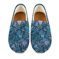 Bohemian Denim Jeans Pattern Print Casual Shoes