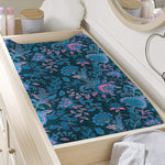 Bohemian Denim Jeans Pattern Print Changing Pad Cover