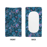 Bohemian Denim Jeans Pattern Print Changing Pad Cover
