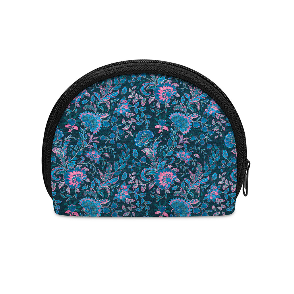 Bohemian Denim Jeans Pattern Print Coin Purse