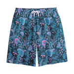 Bohemian Denim Jeans Pattern Print Cotton Shorts