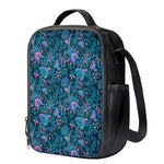 Bohemian Denim Jeans Pattern Print Crossbody Lunch Bag