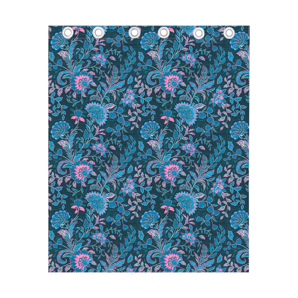 Bohemian Denim Jeans Pattern Print Curtain