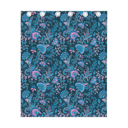 Bohemian Denim Jeans Pattern Print Curtain