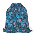 Bohemian Denim Jeans Pattern Print Drawstring Bag