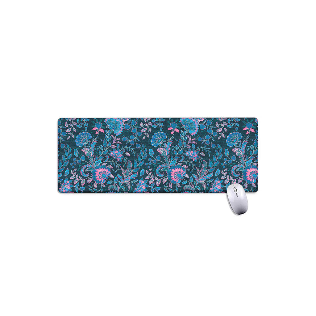 Bohemian Denim Jeans Pattern Print Extended Mouse Pad