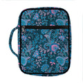 Bohemian Denim Jeans Pattern Print Front Pocket Bible Bag
