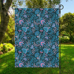 Bohemian Denim Jeans Pattern Print Garden Flag