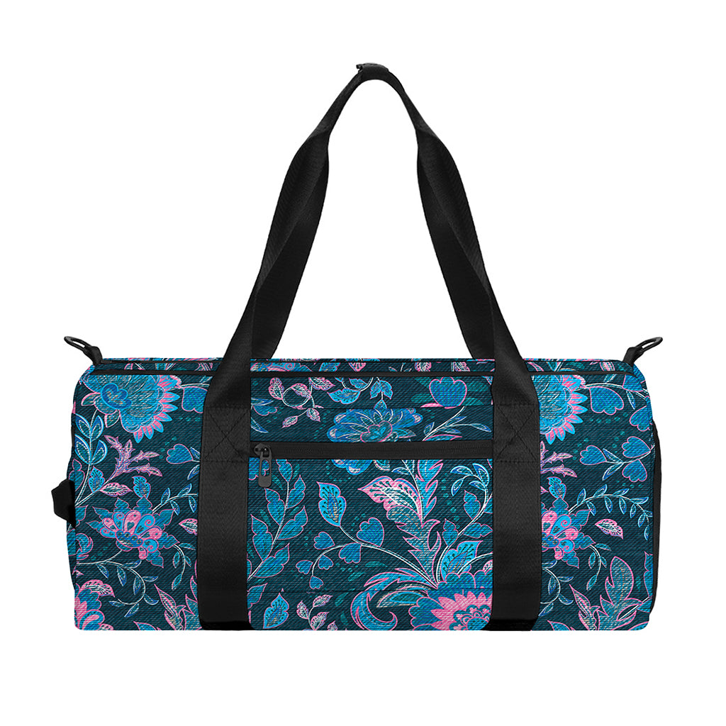 Bohemian Denim Jeans Pattern Print Gym Bag
