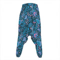 Bohemian Denim Jeans Pattern Print Hammer Pants