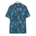Bohemian Denim Jeans Pattern Print Hawaiian Shirt