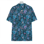 Bohemian Denim Jeans Pattern Print Hawaiian Shirt
