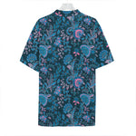 Bohemian Denim Jeans Pattern Print Hawaiian Shirt