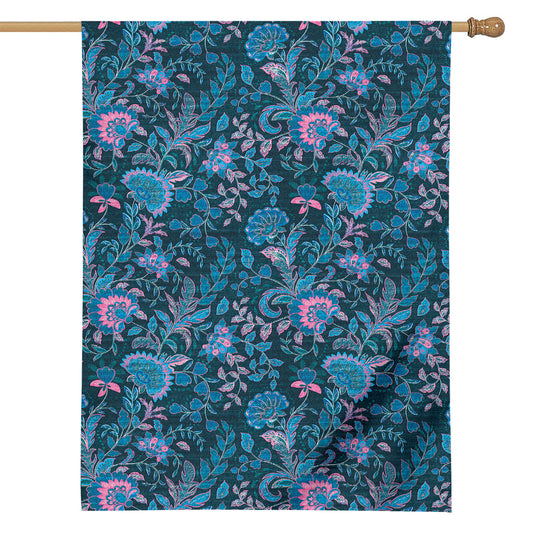 Bohemian Denim Jeans Pattern Print House Flag