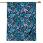 Bohemian Denim Jeans Pattern Print House Flag