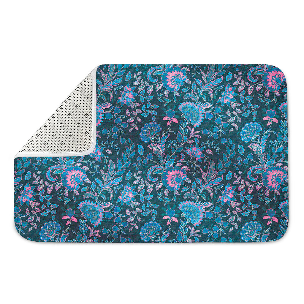 Bohemian Denim Jeans Pattern Print Indoor Door Mat