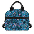 Bohemian Denim Jeans Pattern Print Insulated Lunch Bag