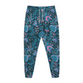 Bohemian Denim Jeans Pattern Print Jogger Pants