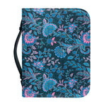 Bohemian Denim Jeans Pattern Print Leather Bible Cover