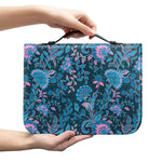 Bohemian Denim Jeans Pattern Print Leather Bible Cover
