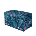 Bohemian Denim Jeans Pattern Print Leather Tissue Box Cover