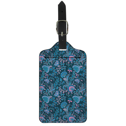 Bohemian Denim Jeans Pattern Print Luggage Tag