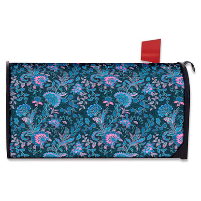 Bohemian Denim Jeans Pattern Print Mailbox Cover