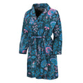 Bohemian Denim Jeans Pattern Print Men's Bathrobe