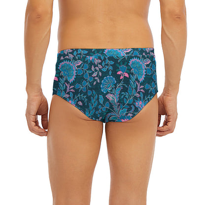Bohemian Denim Jeans Pattern Print Men's Briefs