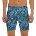Bohemian Denim Jeans Pattern Print Men's Long Boxer Briefs