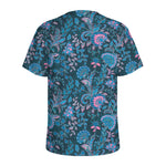 Bohemian Denim Jeans Pattern Print Men's Sports T-Shirt