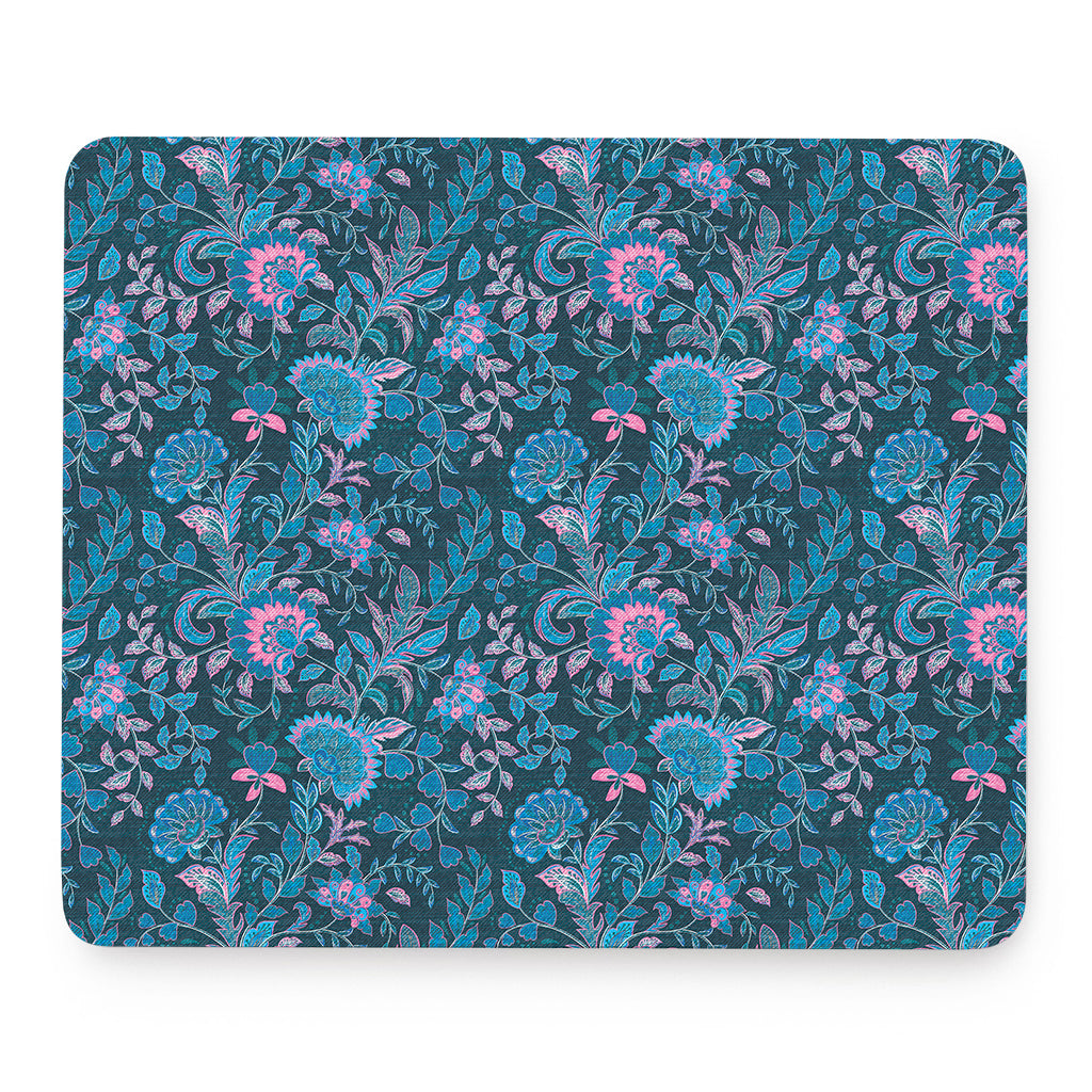 Bohemian Denim Jeans Pattern Print Mouse Pad