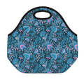 Bohemian Denim Jeans Pattern Print Neoprene Lunch Bag
