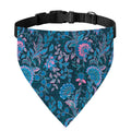 Bohemian Denim Jeans Pattern Print Over The Collar Dog Bandana