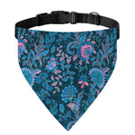 Bohemian Denim Jeans Pattern Print Over The Collar Dog Bandana