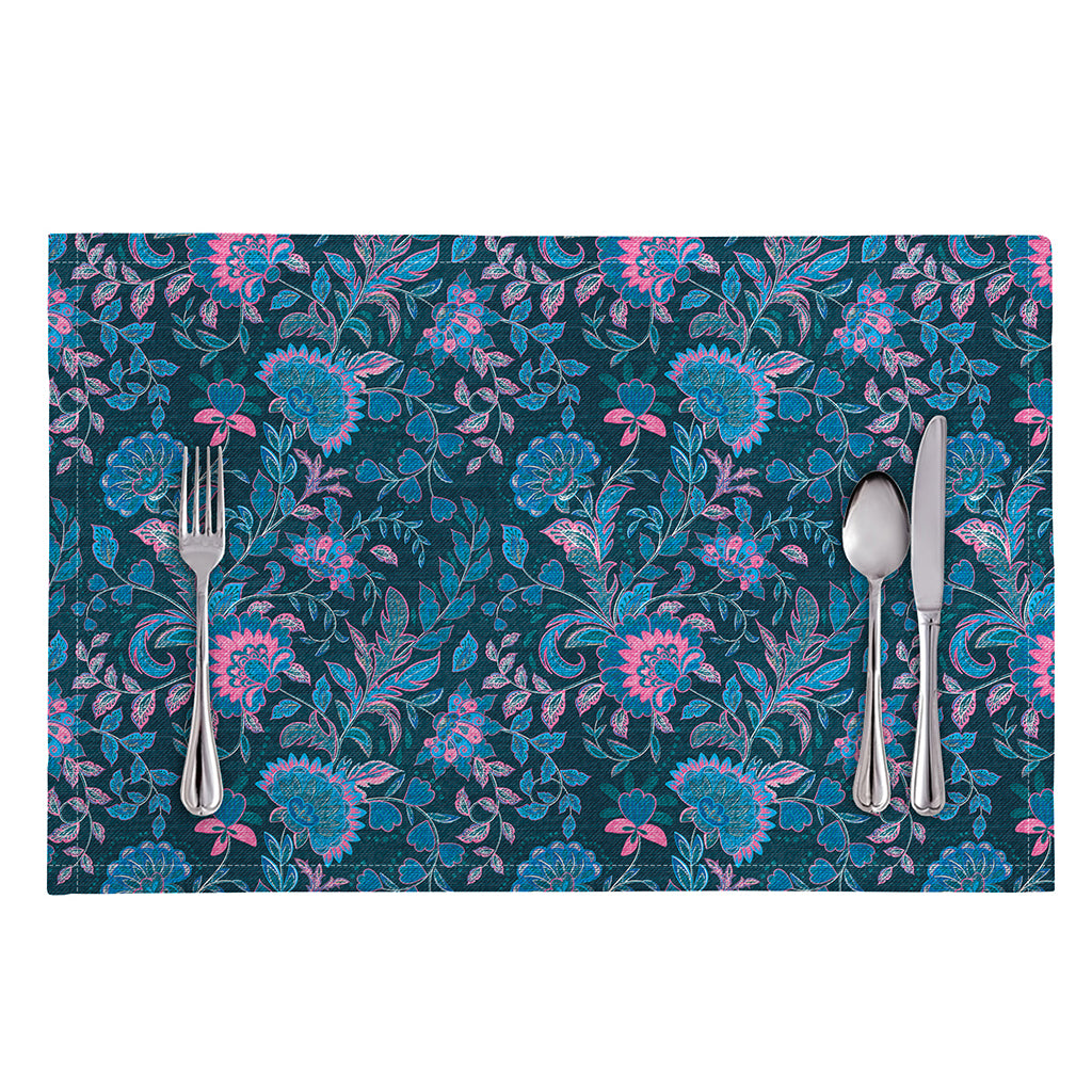 Bohemian Denim Jeans Pattern Print Placemat