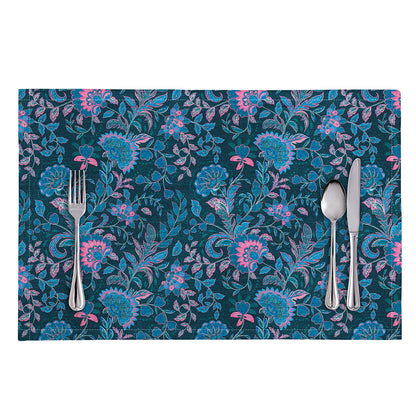 Bohemian Denim Jeans Pattern Print Placemat