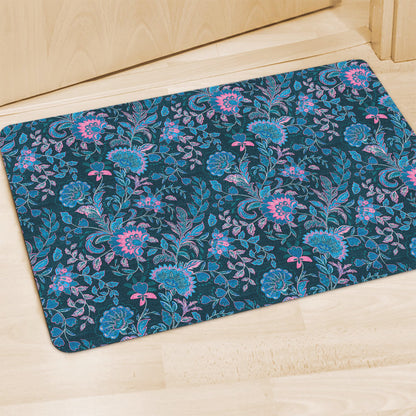 Bohemian Denim Jeans Pattern Print Polyester Doormat
