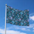 Bohemian Denim Jeans Pattern Print Polyester Flag