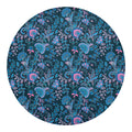 Bohemian Denim Jeans Pattern Print Round Blanket