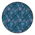 Bohemian Denim Jeans Pattern Print Round Floor Mat