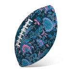 Bohemian Denim Jeans Pattern Print Rugby Ball