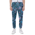 Bohemian Denim Jeans Pattern Print Joggers