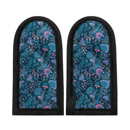 Bohemian Denim Jeans Pattern Print Skillet Handle Cover