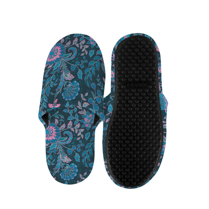 Bohemian Denim Jeans Pattern Print Slippers