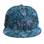 Bohemian Denim Jeans Pattern Print Snapback Cap