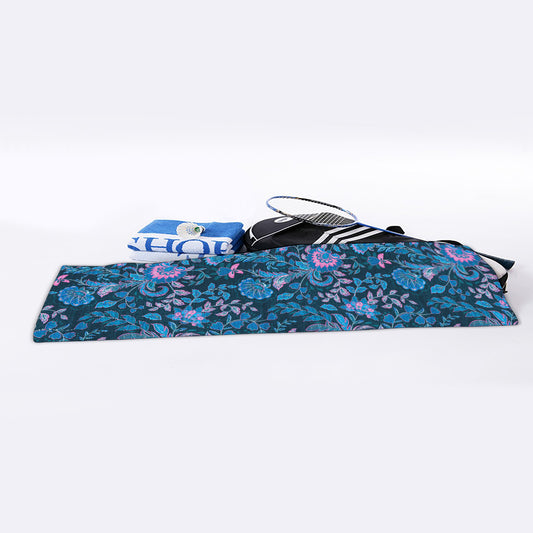 Bohemian Denim Jeans Pattern Print Sports Towel
