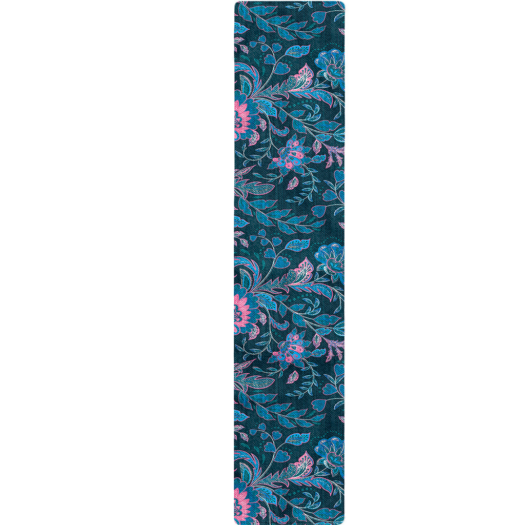 Bohemian Denim Jeans Pattern Print Table Runner