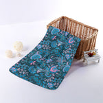 Bohemian Denim Jeans Pattern Print Towel